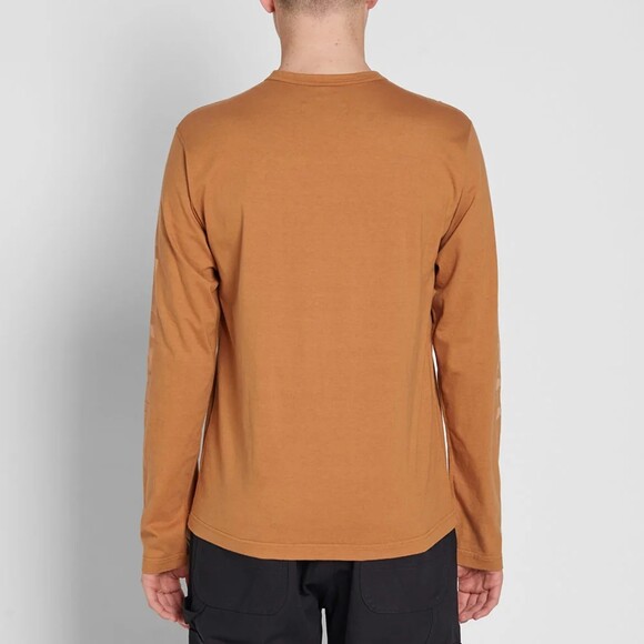 Junya Watanabe Man x Carhartt Long Sleeve Tee Dark Beige/ White Size S - Picture 2 of 9